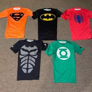 Under armour super hero athlete shirts